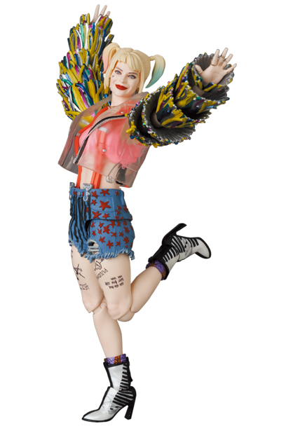 MEDICOM TOY MAFEX HARLEY QUINN (Caution Tape Jacket Ver.)(4530956471594)(4530956471594)