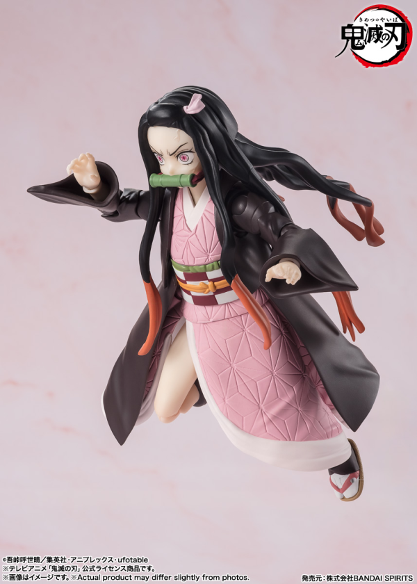 BANDAI Tamashii Nezuko Kamado "Demon Slayer: Kimetsu no Yaiba", TAMASHII NATIONS S.H.Figuarts