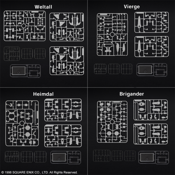 SQUARE ENIX XENOGEARS  STRUCTURE ARTS  1/144 Scale Plastic Model Kit Series Vol. 1 (Box)(4988601348409)(4988601348409)