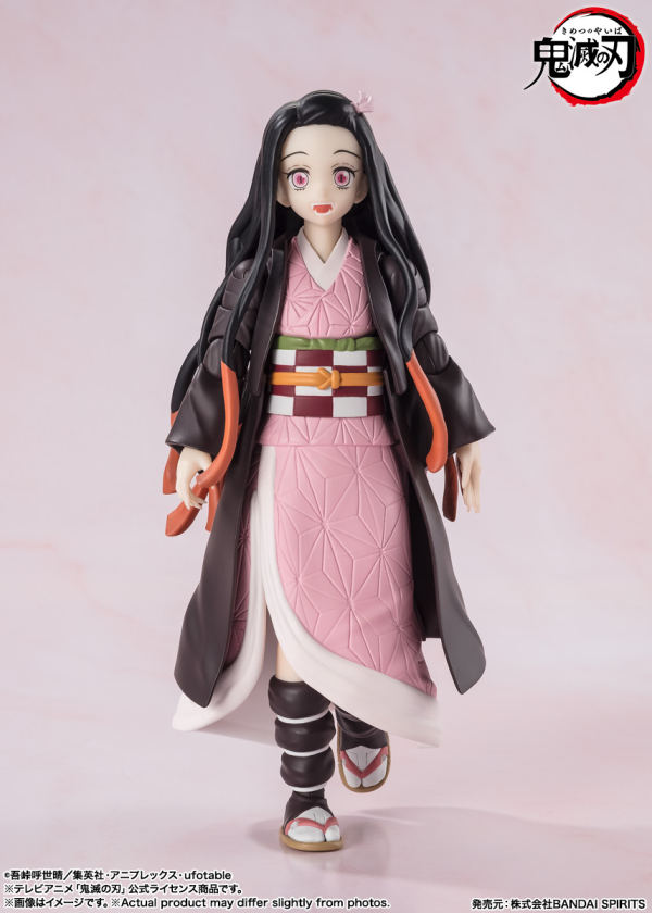 BANDAI Tamashii Nezuko Kamado "Demon Slayer: Kimetsu no Yaiba", TAMASHII NATIONS S.H.Figuarts