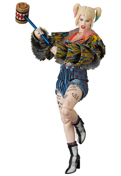 MEDICOM TOY MAFEX HARLEY QUINN (Caution Tape Jacket Ver.)(4530956471594)(4530956471594)