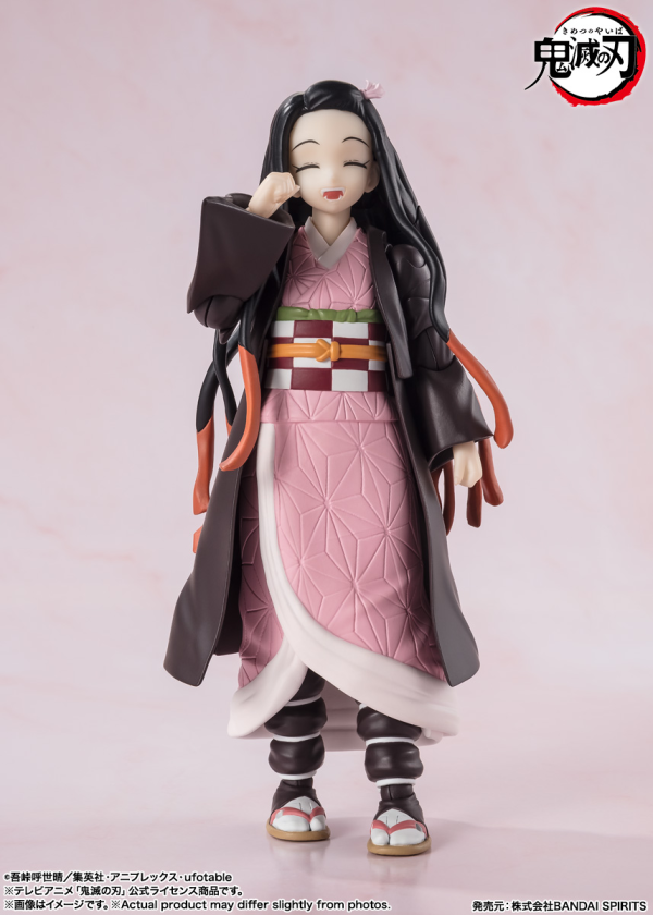 BANDAI Tamashii Nezuko Kamado "Demon Slayer: Kimetsu no Yaiba", TAMASHII NATIONS S.H.Figuarts