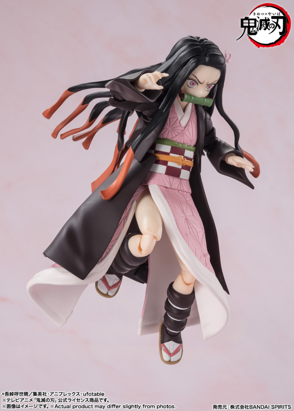 BANDAI Tamashii Nezuko Kamado "Demon Slayer: Kimetsu no Yaiba", TAMASHII NATIONS S.H.Figuarts