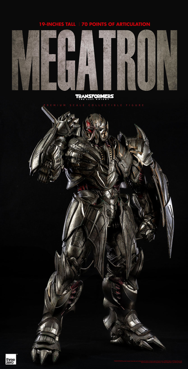 Three Zero Transformers: The Last Knight - PREMIUM Megatron (Deluxe Edition)