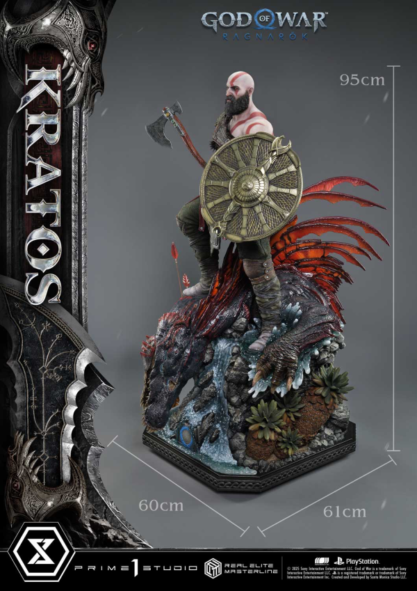 Prime 1 Studio Real Elite Masterline God of War: Ragnarok Kratos Regular Version(4582647120786)(4582647120786)