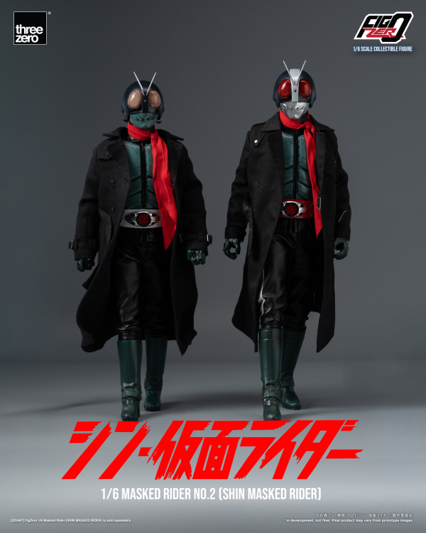 threezero FigZero 1/6 Masked Rider No.2 (SHIN MASKED RIDER)(4895250807969)(4895250807969)