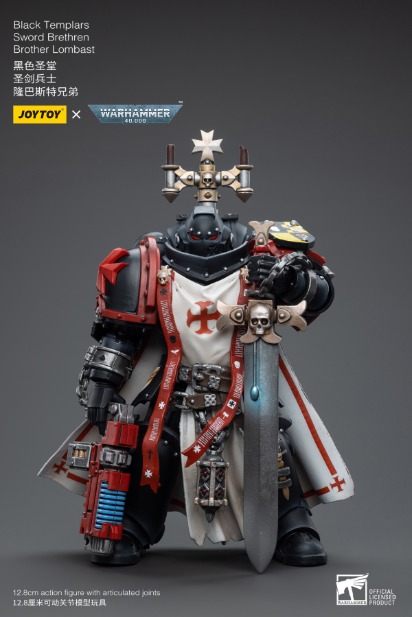 Joy Toy Black Templars Sword Brethren Brother Lombast