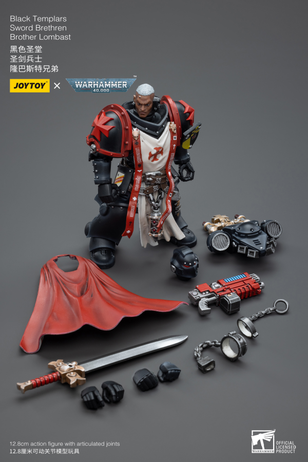 Joy Toy Black Templars Sword Brethren Brother Lombast