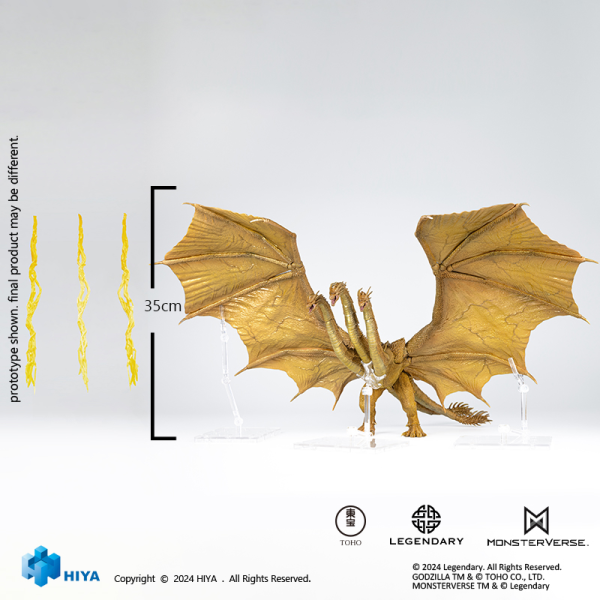 HIYA Toys Exquisite Basic Series Godzilla: King of the Monsters King Ghidorah Gravity Beam Ver.(6957534202711)(6957534202711)