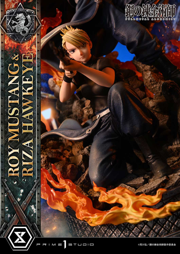 Prime 1 Studio Concept Masterline Fullmetal Alchemist Roy Mustang & Riza Hawkeye DX Bonus Version | 4580708049595