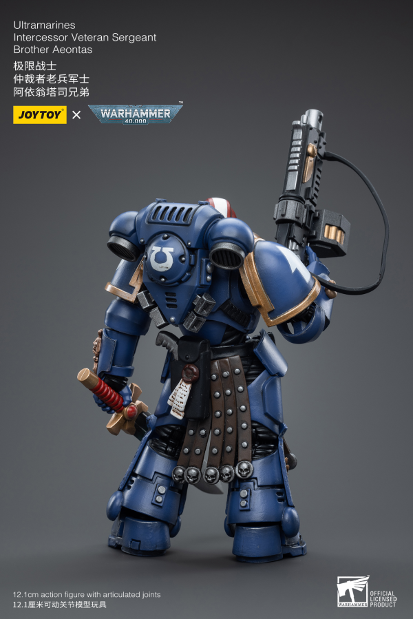 Joy Toy Ultramarines Intercessor Veteran Sergeant Brother Aeontas