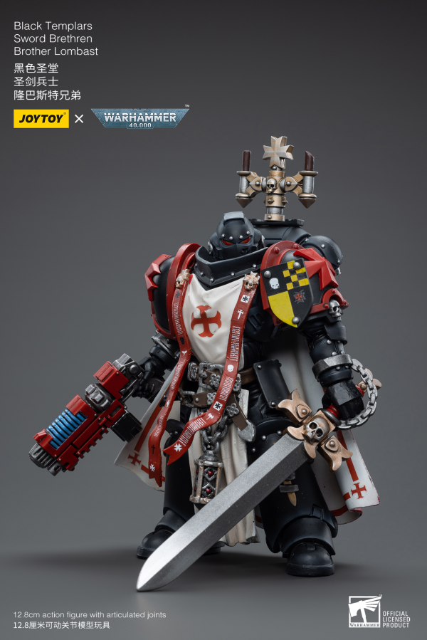 Joy Toy Black Templars Sword Brethren Brother Lombast