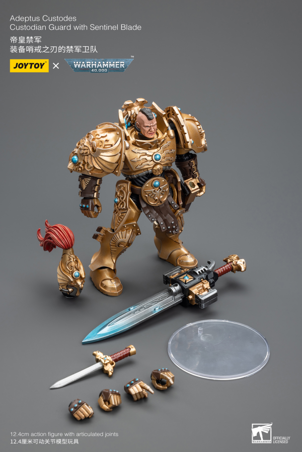 Joy Toy Adeptus Custodes Custodian Guard with Sentinel Blade