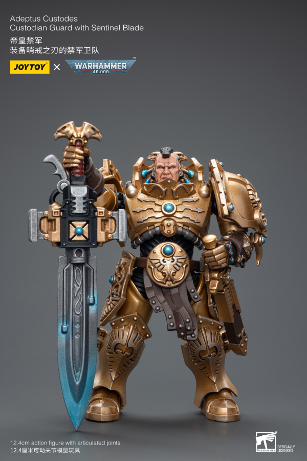 Joy Toy Adeptus Custodes Custodian Guard with Sentinel Blade