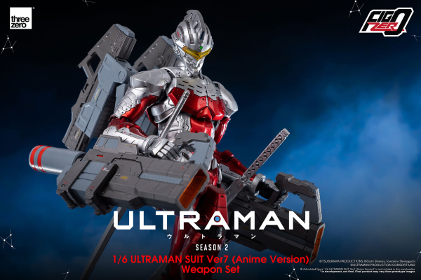 Three Zero FigZero 1/6 ULTRAMAN SUIT Ver7 (Anime Version) Weapon Set