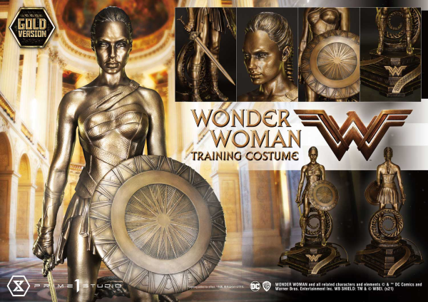 Prime 1 Studio Museum Masterline Wonder Woman (Film) Wonder Woman Training Costume Gold Version | 4580708041179