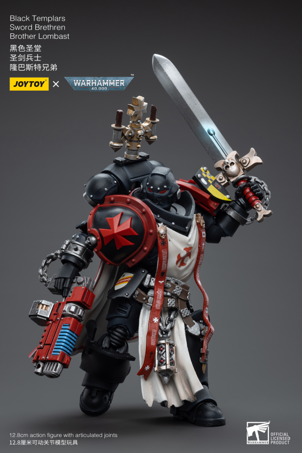 Joy Toy Black Templars Sword Brethren Brother Lombast