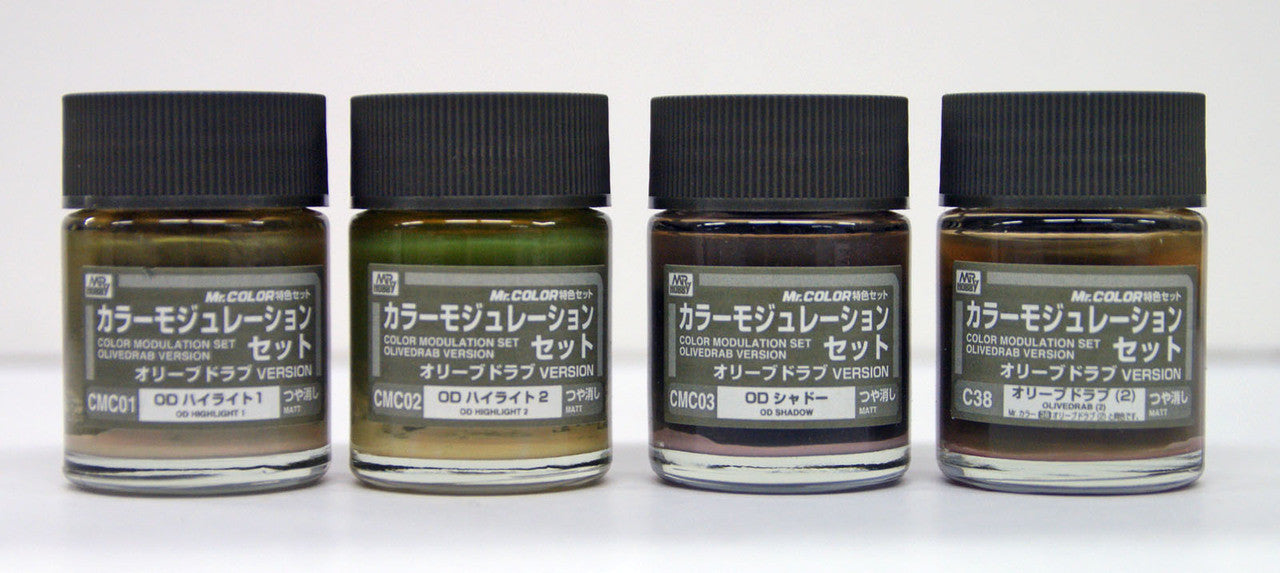 Mr Hobby Mr Color - Color Modulation Set Olivedrab