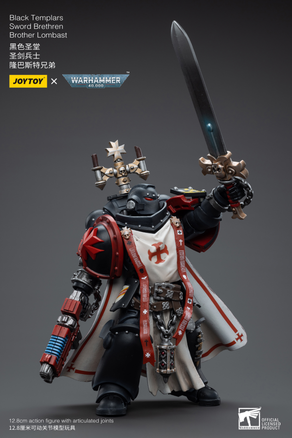 Joy Toy Black Templars Sword Brethren Brother Lombast