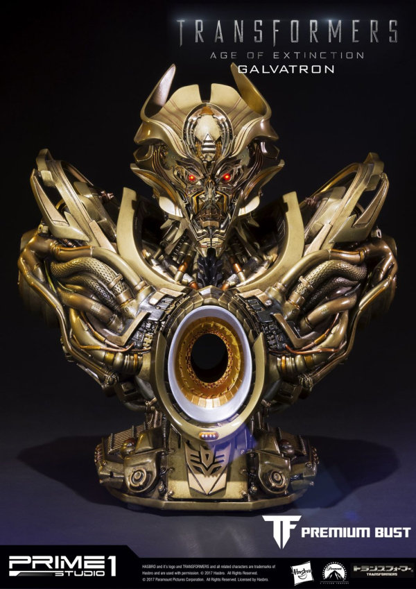 Prime 1 Studio Premium Bust Transformers: Age of Extinction (Film) Galvatron Gold Version | 4562471903762