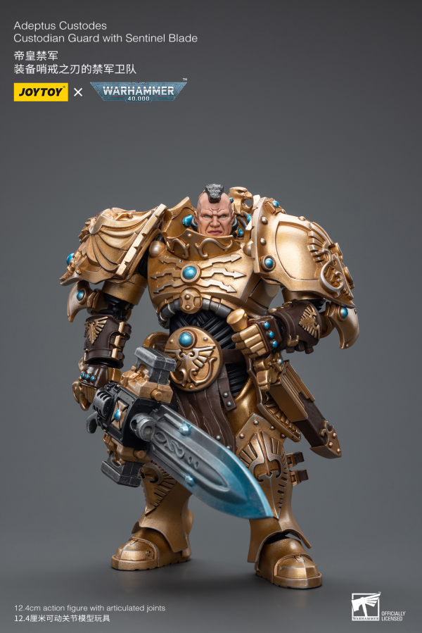 Joy Toy Adeptus Custodes Custodian Guard with Sentinel Blade