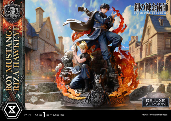 Prime 1 Studio Concept Masterline Fullmetal Alchemist Roy Mustang & Riza Hawkeye DX Bonus Version | 4580708049595