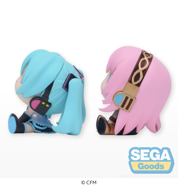 SEGA QyuruMe "Hatsune Miku" Series Mini Figure "Hatsune Miku & Megurine Luka" (EX)