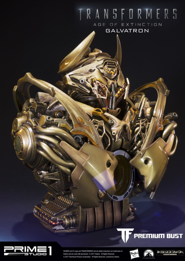 Prime 1 Studio Premium Bust Transformers: Age of Extinction (Film) Galvatron Gold Version | 4562471903762