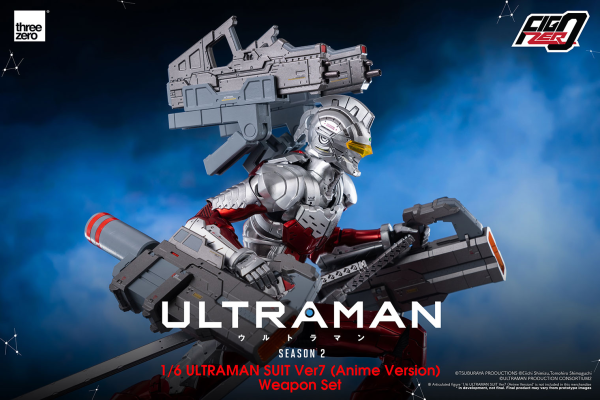 Three Zero FigZero 1/6 ULTRAMAN SUIT Ver7 (Anime Version) Weapon Set