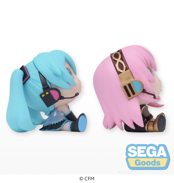 SEGA QyuruMe "Hatsune Miku" Series Mini Figure "Hatsune Miku & Megurine Luka" (EX)