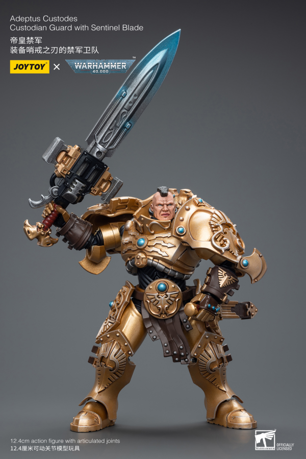 Joy Toy Adeptus Custodes Custodian Guard with Sentinel Blade