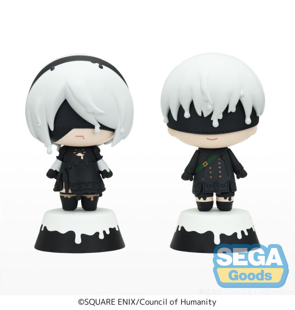 SEGA Tiny Melties TV Anime "NieR:Automata Ver1.1a" Mini Figure Vol.1 (EX) [Pack of 2: 2B(1pc) 9S(1pc)] | 4580779548300