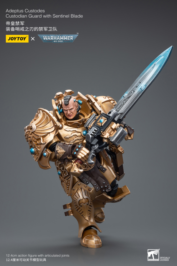 Joy Toy Adeptus Custodes Custodian Guard with Sentinel Blade