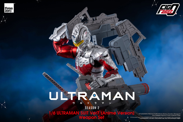 Three Zero FigZero 1/6 ULTRAMAN SUIT Ver7 (Anime Version) Weapon Set