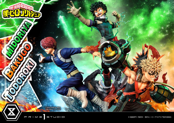 Prime 1 Studio Ultimate Premium Masterline My Hero Academia Midoriya, Bakugo & Todoroki Deluxe Version(4582535945804)(4582535945804)