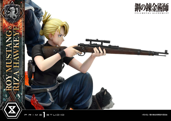 Prime 1 Studio Concept Masterline Fullmetal Alchemist Roy Mustang & Riza Hawkeye DX Bonus Version | 4580708049595