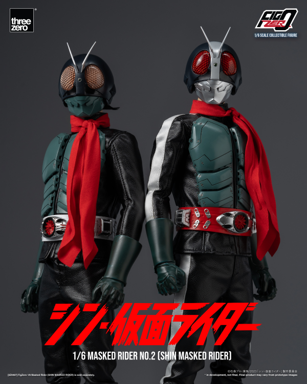 threezero FigZero 1/6 Masked Rider No.2 (SHIN MASKED RIDER)(4895250807969)(4895250807969)