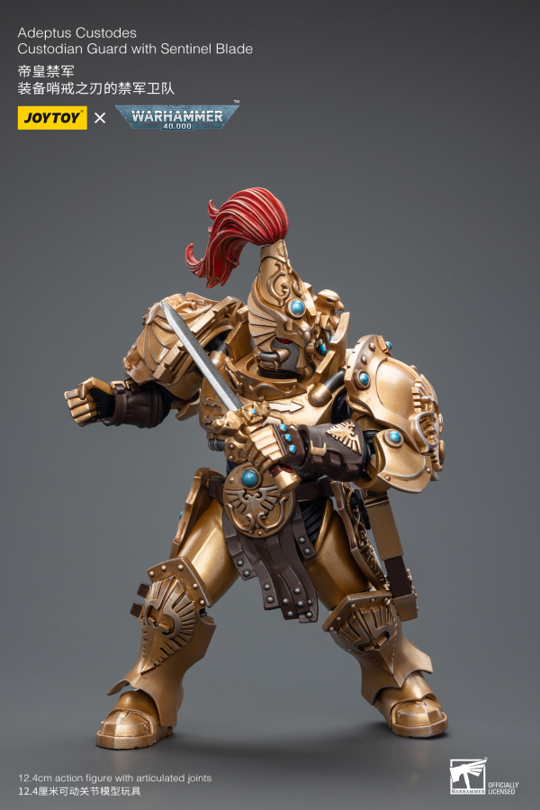 Joy Toy Adeptus Custodes Custodian Guard with Sentinel Blade