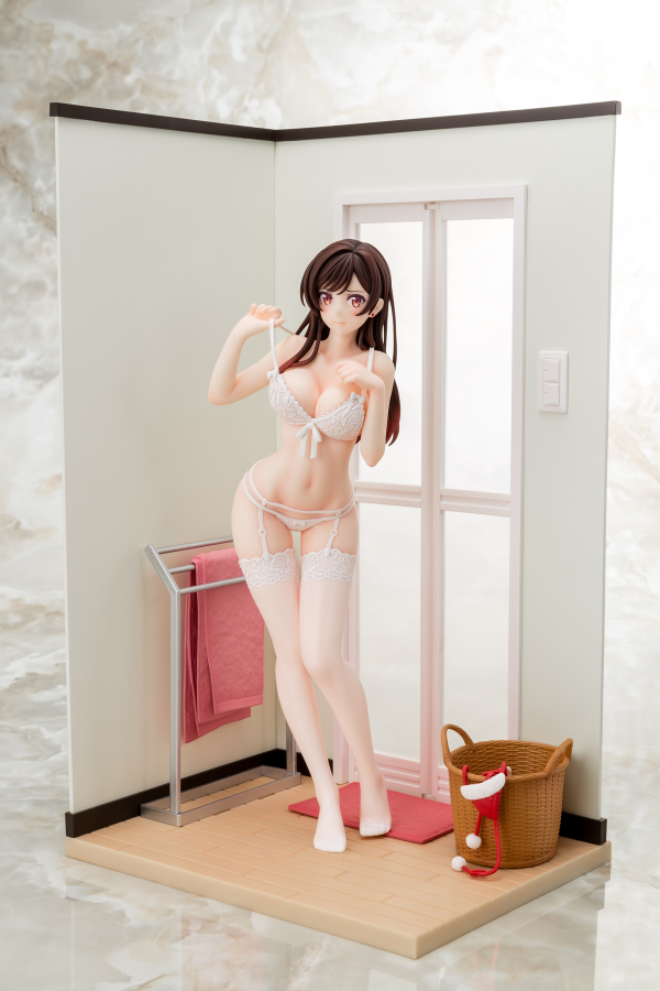 Hakoiri-musume 1/6 scaled pre-painted figure Rent-A-Girlfriend MIZUHARA Chizuru in see-through lingerie figure Angel White Ver. | 4570000500153