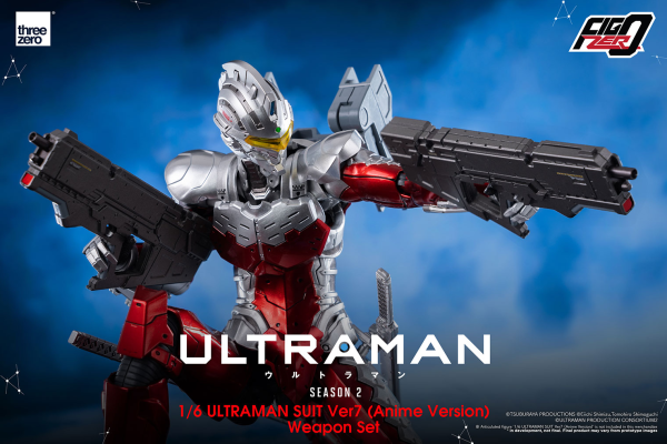 Three Zero FigZero 1/6 ULTRAMAN SUIT Ver7 (Anime Version) Weapon Set