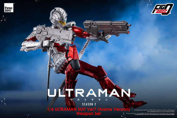 Three Zero FigZero 1/6 ULTRAMAN SUIT Ver7 (Anime Version) Weapon Set