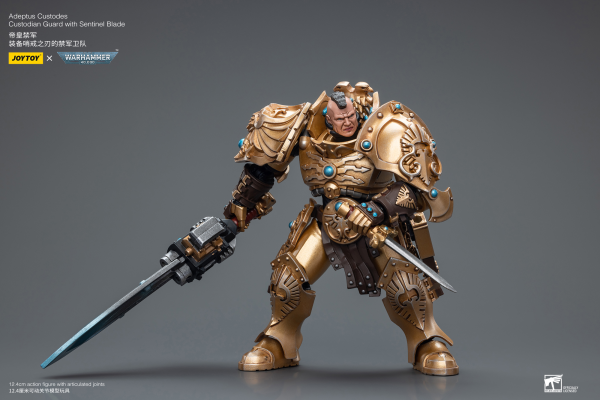 Joy Toy Adeptus Custodes Custodian Guard with Sentinel Blade