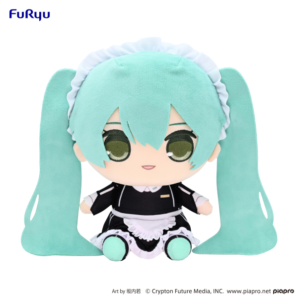 FURYU Corporation Hatsune Miku　KYURUMARU Big Plush Toy -Sporty Maid-