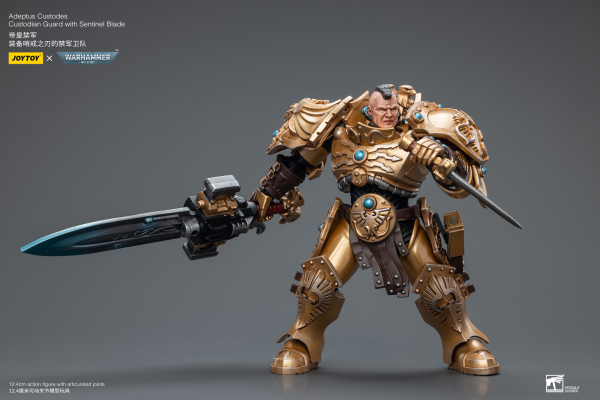 Joy Toy Adeptus Custodes Custodian Guard with Sentinel Blade