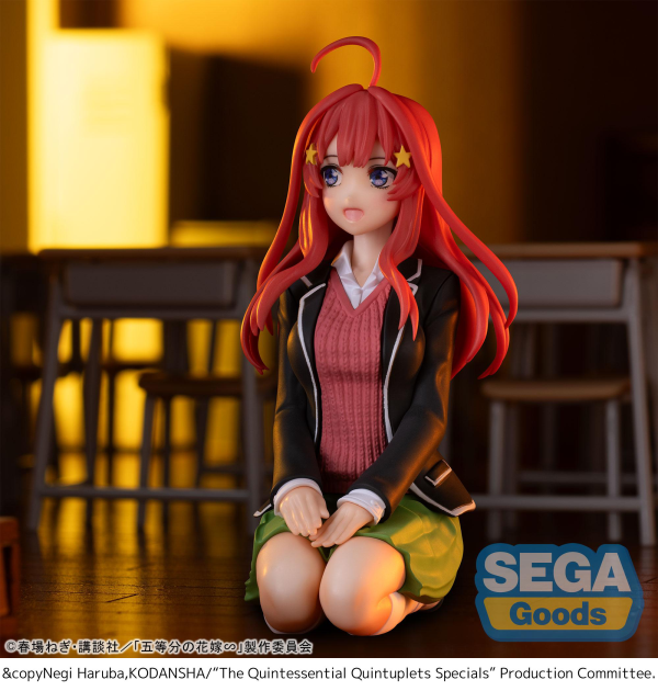 SEGA "The Quintessential Quintuplets Specials" PM Perching Figure "Itsuki Nakano"