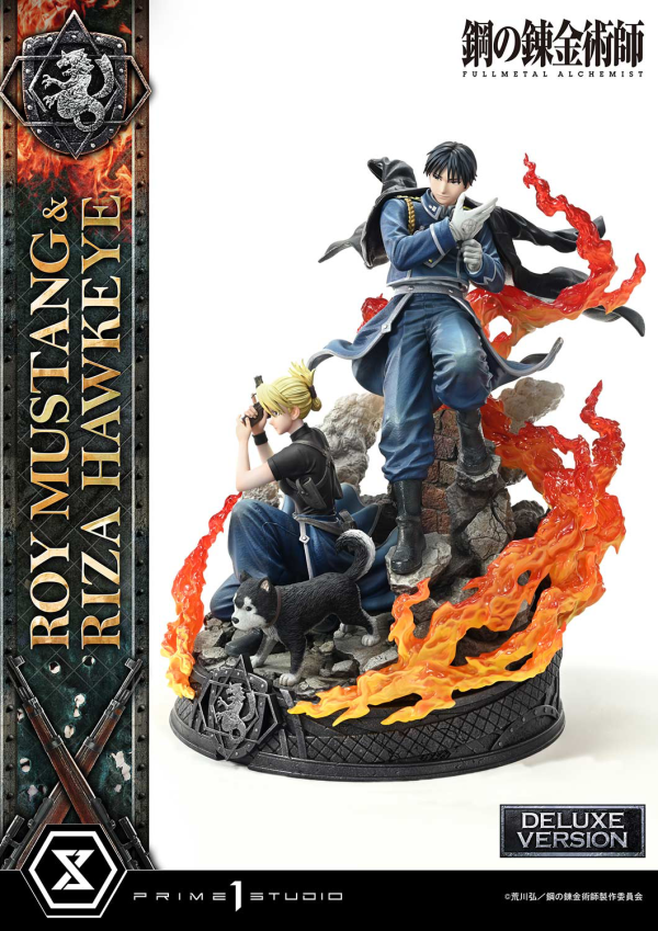 Prime 1 Studio Concept Masterline Fullmetal Alchemist Roy Mustang & Riza Hawkeye DX Bonus Version | 4580708049595