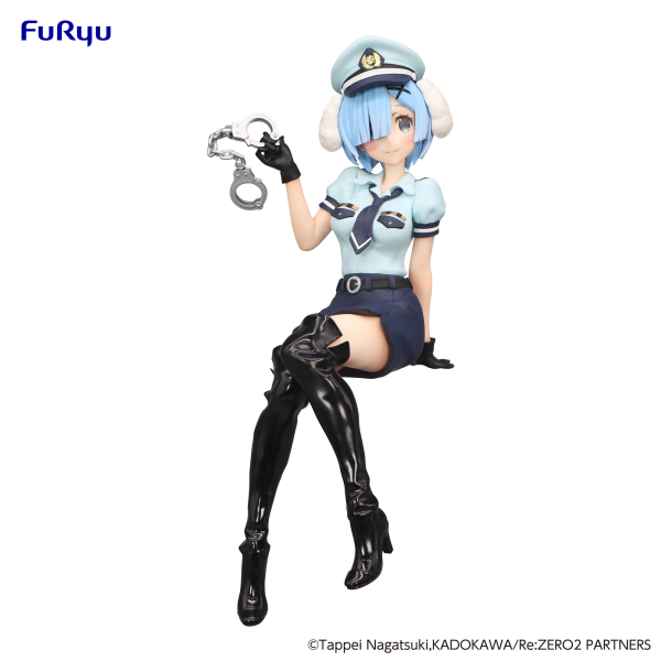 FURYU Corporation Re:ZERO -Starting Life in Another World-　Noodle Stopper Figure -Rem Police Officer Cap with Dog Ears-