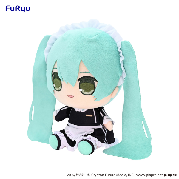 FURYU Corporation Hatsune Miku　KYURUMARU Big Plush Toy -Sporty Maid-