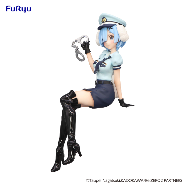 FURYU Corporation Re:ZERO -Starting Life in Another World-　Noodle Stopper Figure -Rem Police Officer Cap with Dog Ears-