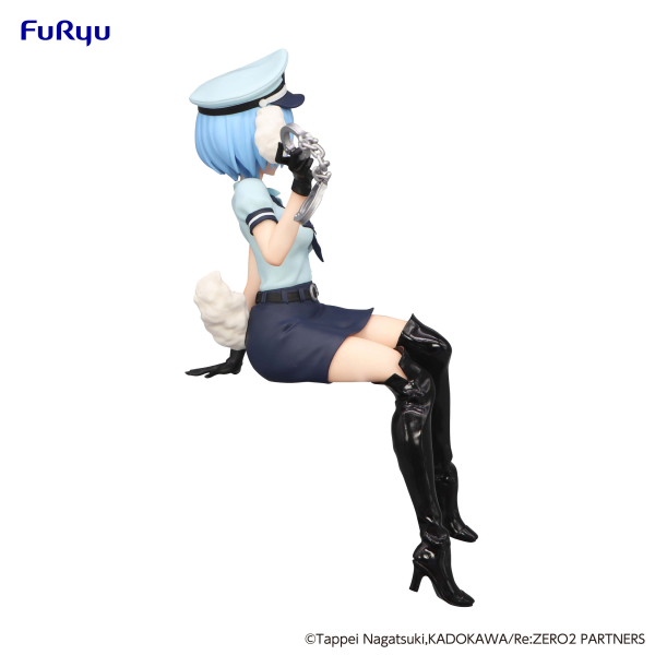 FURYU Corporation Re:ZERO -Starting Life in Another World-　Noodle Stopper Figure -Rem Police Officer Cap with Dog Ears-